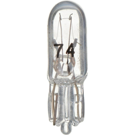 Philips Standard Miniature 74, W2.1X4.9D, Glass, Always Change In Pairs!