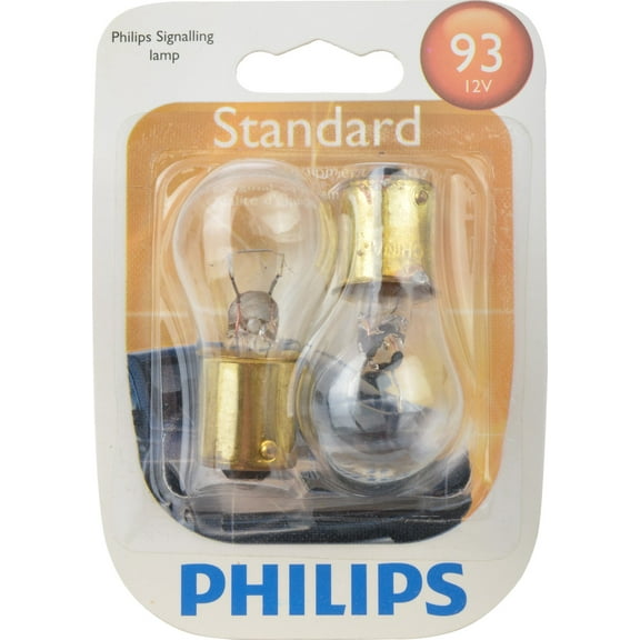 Philips Standard Miniature 93, Ba15S, Glass, Always Change In Pairs!