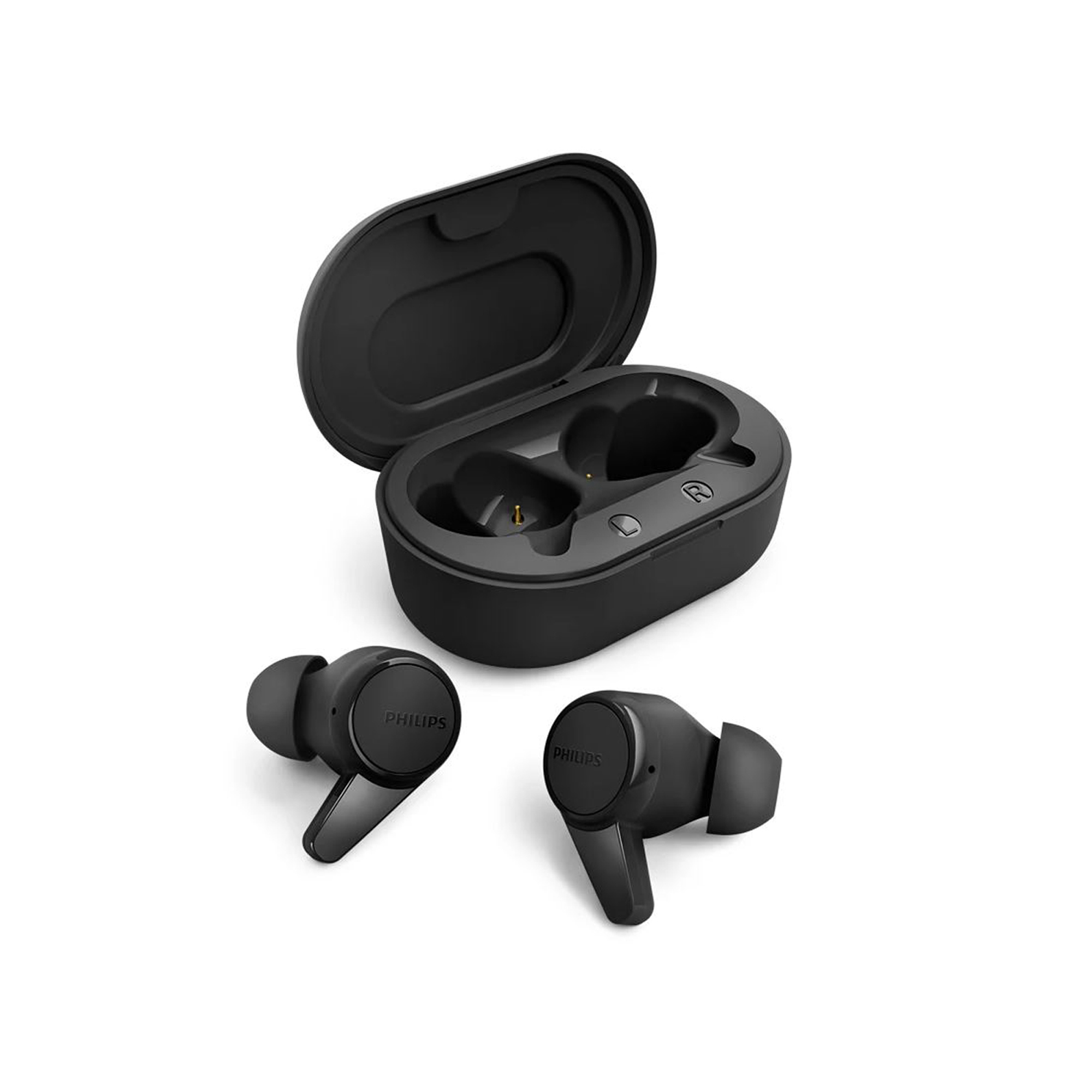 Philips SHS3200BK/37 Flexible Earhook Headphones, Black - Walmart.com
