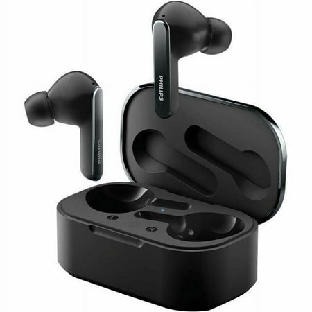 Philips T5506 True Wireless Headphones with Noise Canceling Pro (ANC) and Up to 32hrs Playtime with Wireless Charging Case, Black