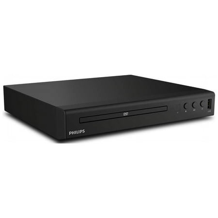 Philips TAEP200 Multi Region Code Free 1080P HDMI Upscaling DVD Player W/ USB Input 110-240 Volt