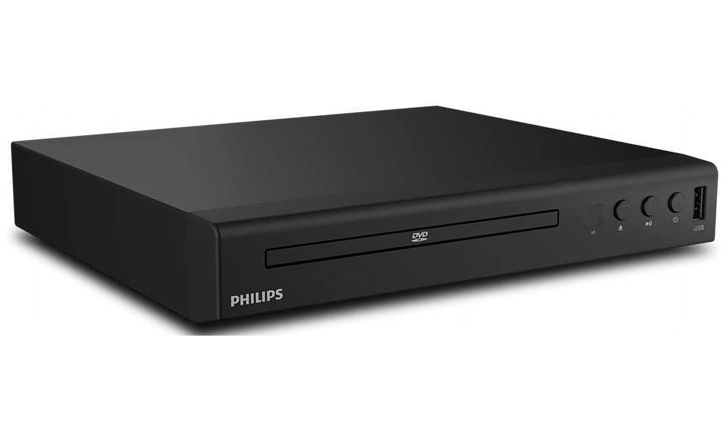 Philips TAEP200 Multi Region Code Free 1080P HDMI Upscaling DVD Player W/ USB Input 110-240 Volt - image 1 of 5