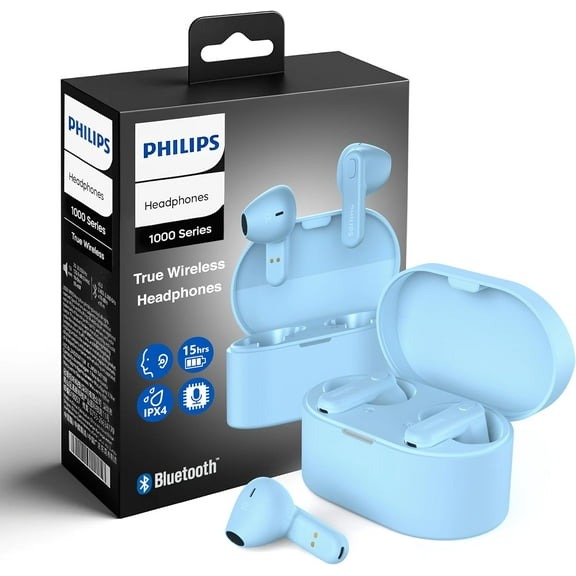 Philips TAT1138 True Wireless Earbuds (Blue)