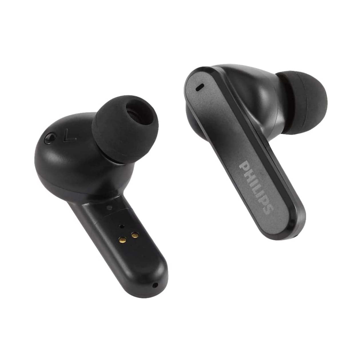 Philips Tat4506bk00 True Wireless Bluetooth Stereo Earbuds With Bass Boost And Charging Case 7317