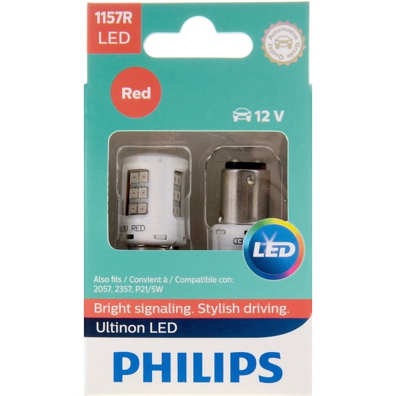 Philips Ultinon LED 1157RLED, Bay15D, Plastic, Always Change In Pairs!