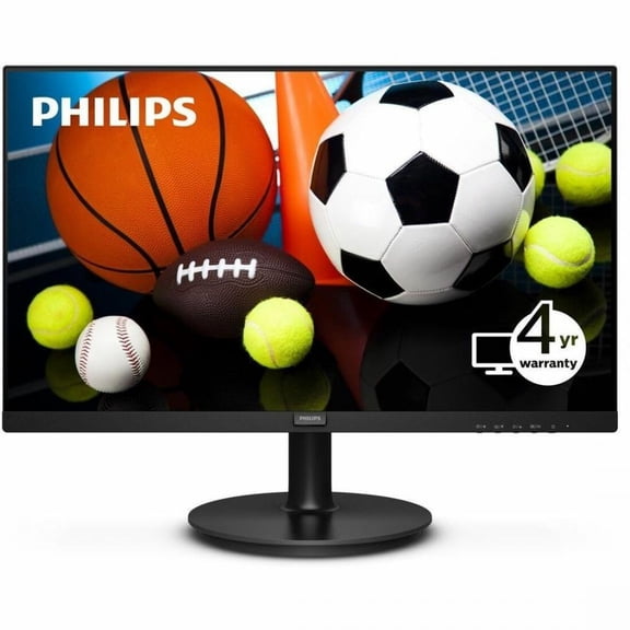 Philips V-line 221V8LB3S 22" Class Full HD LED Monitor - 16:9 - Textured Black - 21.5" Viewable - Vertical Alignment (VA) - WLED Backlight - 1920 x 1080 - 16.7 Million Colors - Adaptive Sync - 250 ...