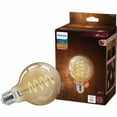 thumbnail image 1 of Philips Vintage 60W Equivalent Amber G25 Medium LED Decorative Light Bulb 565887, 1 of 4