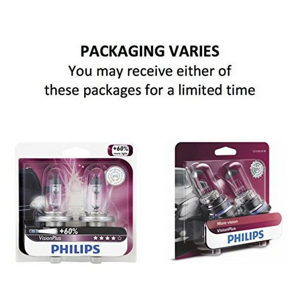Philips VisionPlus headlight 9004, Pack of 2