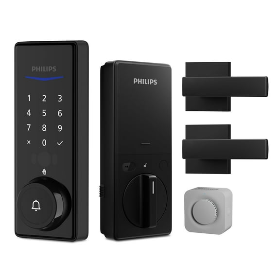 Philips Wi-Fi Smart Deadbolt with Palm Recognition & Lever