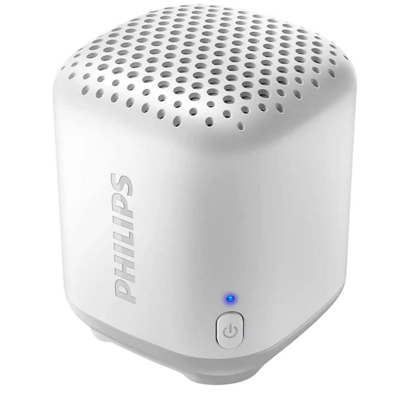 Philips BT100W/37 Wireless Mini Portable Bluetooth Speaker 2024 (White)