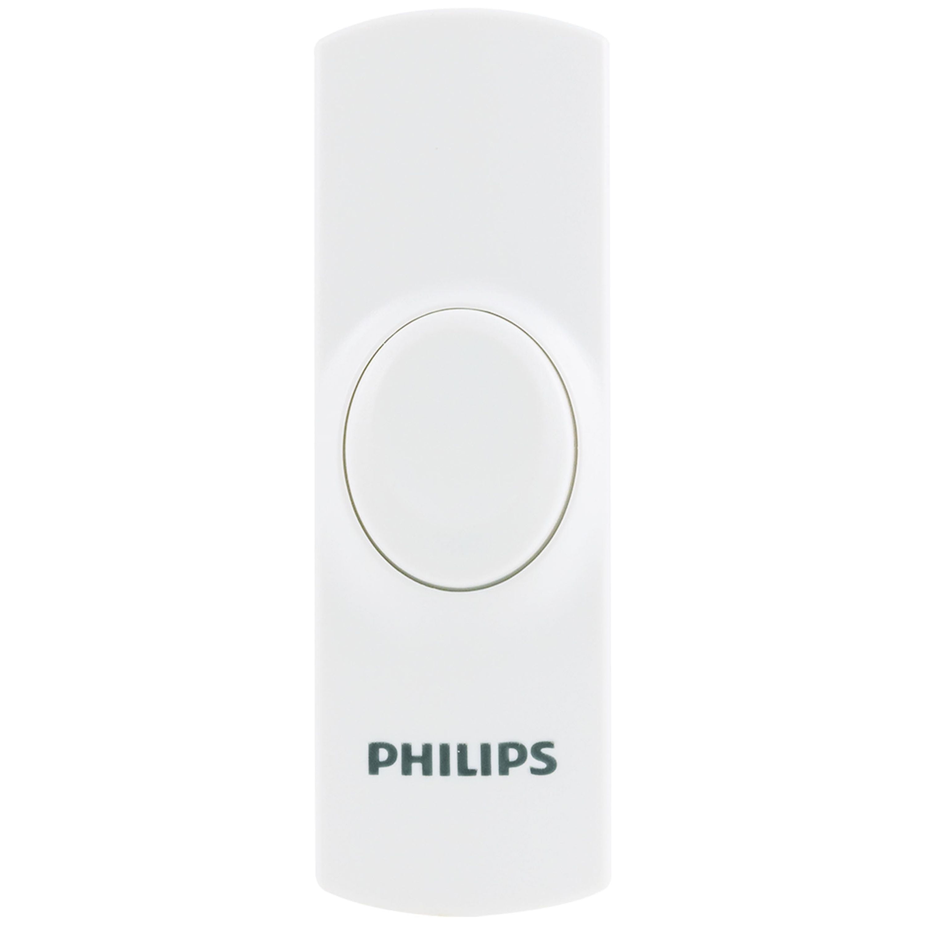 Philips Wireless Push Button Doorbell, White, DES4110R/27
