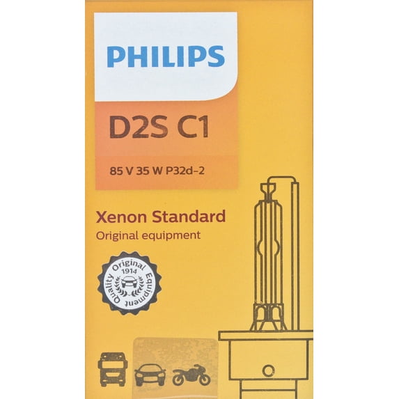 Philips D2SC1 Xenon HID Headlight Bulb, Pack of 1