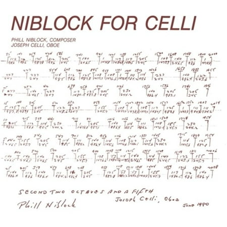 Niblock for Celli/Celli Plays Niblock [LP] - VINYL