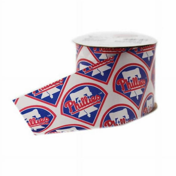 Phillies Ribbon 2-1/2-Inch Width, 9 Foot Spool