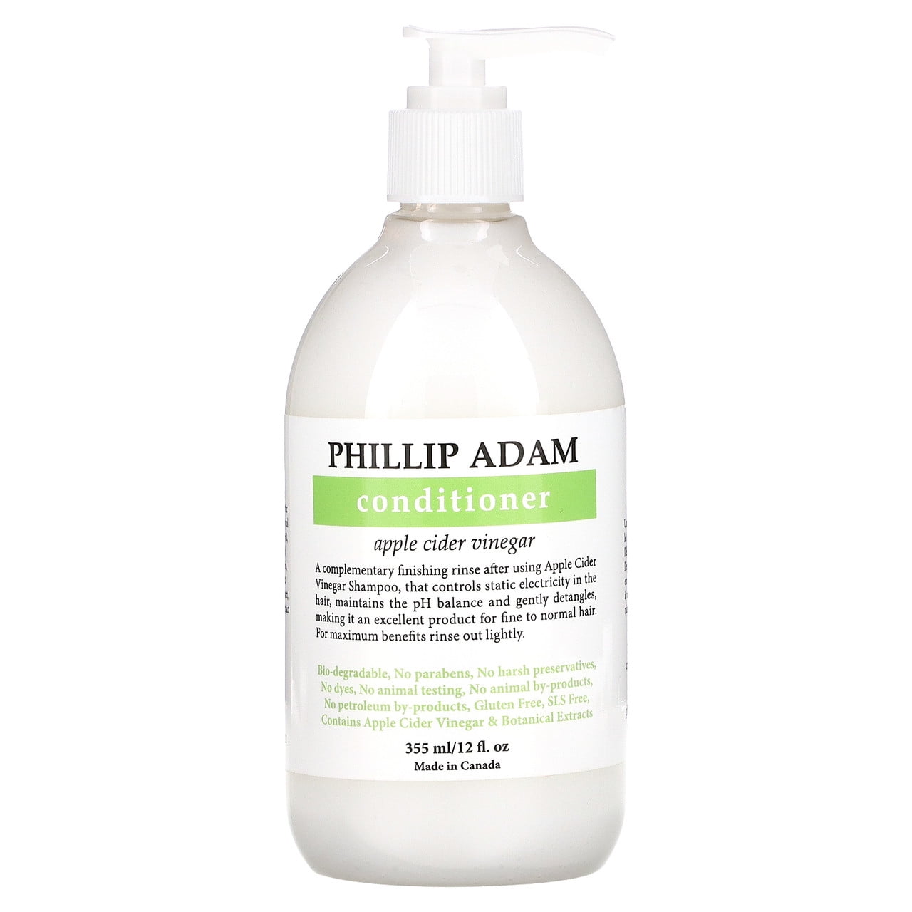 Phillip Adam Conditioner, Apple Cider Vinegar, 12 fl oz (355 ml
