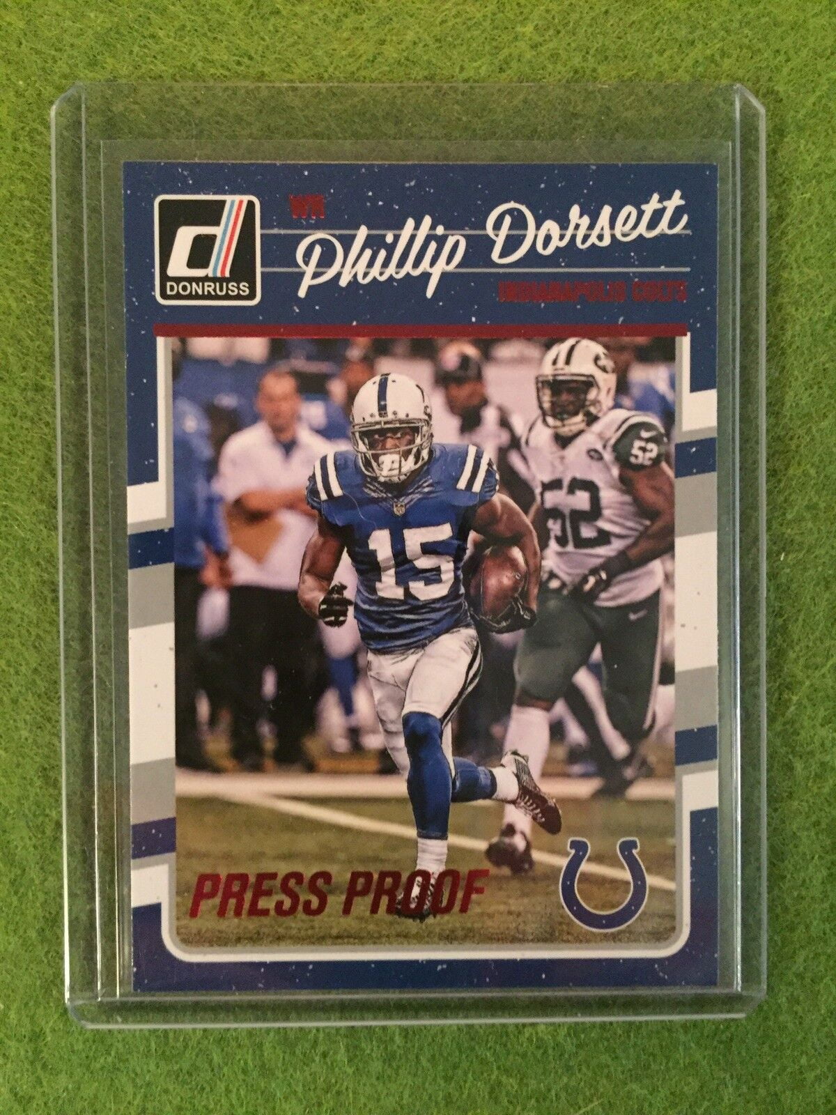 Phillip Dorsett NFL Football Card 2016 Donruss Press Proof #129 - Rare Red Foil!
