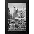 thumbnail image 1 of Phillip, Jamie 10x14 Black Modern Framed Museum Art Print Titled - New York Bridge View, 1 of 4