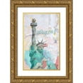 thumbnail image 1 of Phillip, Jamie 10x14 Gold Ornate Wood Framed with Double Matting Museum Art Print Titled - Liberty, 1 of 4