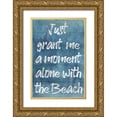 thumbnail image 1 of Phillip, Jamie 11x14 Gold Ornate Wood Framed with Double Matting Museum Art Print Titled - Beach, 1 of 4