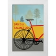 thumbnail image 1 of Phillip, Jamie 11x14 White Modern Wood Framed Museum Art Print Titled - Dad Ride, 1 of 4