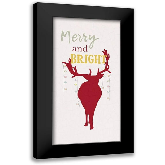 Phillip, Jamie 11x18 Black Modern Framed Museum Art Print Titled - Merry Christmas
