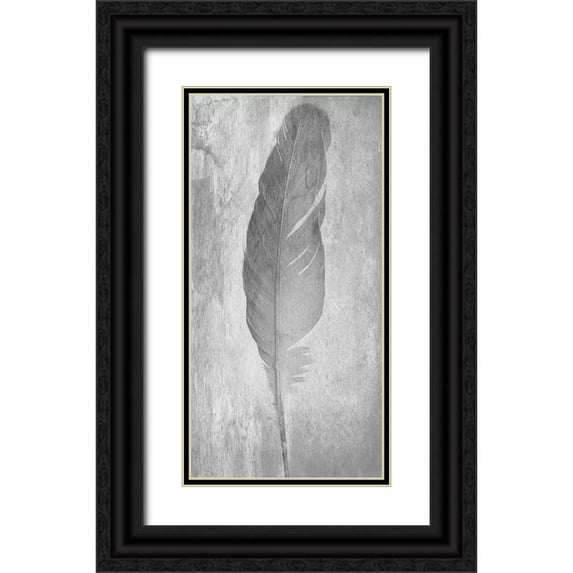 Phillip, Jamie 11x18 Black Ornate Wood Framed with Double Matting Museum Art Print Titled - Birds Of A Feather 1