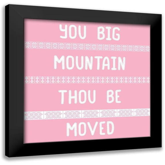 Phillip, Jamie 12x12 Black Modern Framed Museum Art Print Titled - Big Mountain