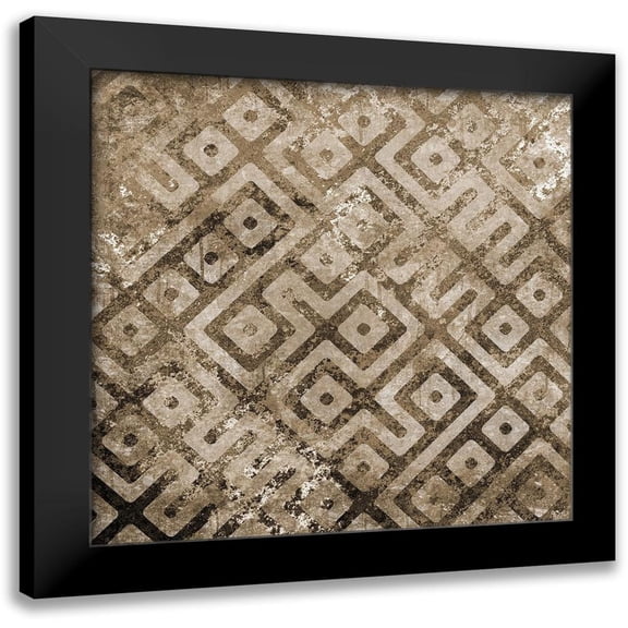Phillip, Jamie 12x12 Black Modern Framed Museum Art Print Titled - Bold Geo