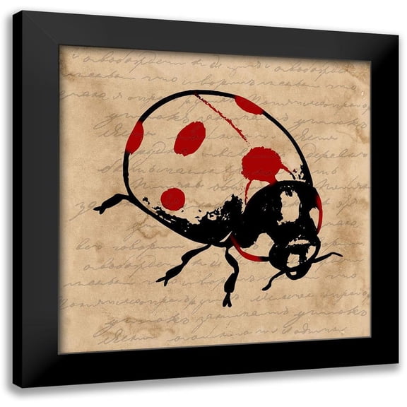 Phillip, Jamie 12x12 Black Modern Framed Museum Art Print Titled - Bug