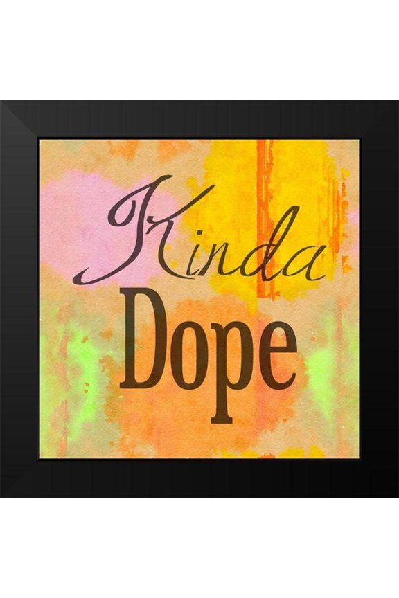 Phillip, Jamie 12x12 Black Modern Framed Museum Art Print Titled - Dope