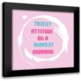 thumbnail image 1 of Phillip, Jamie 12x12 Black Modern Framed Museum Art Print Titled - Friday, 1 of 5