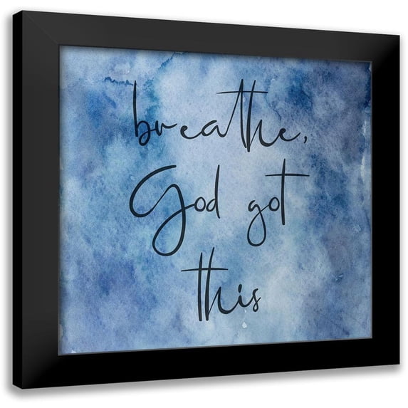 Phillip, Jamie 12x12 Black Modern Framed Museum Art Print Titled - God Again