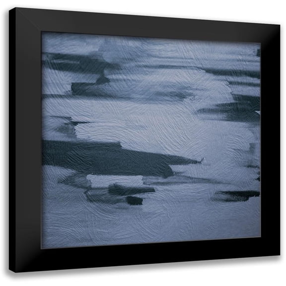 Phillip, Jamie 12x12 Black Modern Framed Museum Art Print Titled - Many Strokes 1