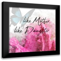 Phillip, Jamie 12x12 Black Modern Framed Museum Art Print Titled - Mother Daughter