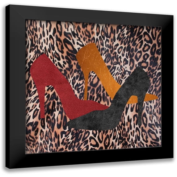 Phillip, Jamie 12x12 Black Modern Framed Museum Art Print Titled - My Shoes 2