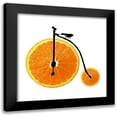 thumbnail image 1 of Phillip, Jamie 12x12 Black Modern Framed Museum Art Print Titled - Orange Bike, 1 of 5