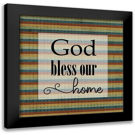 Phillip, Jamie 12x12 Black Modern Framed Museum Art Print Titled - Our Home