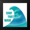 thumbnail image 1 of Phillip, Jamie 12x12 Black Modern Framed Museum Art Print Titled - Surf 1, 1 of 4