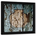 thumbnail image 1 of Jamie Phillip 12x12 Black Modern Wood Framed Wall Art Titled - Vintage Vase, 1 of 6