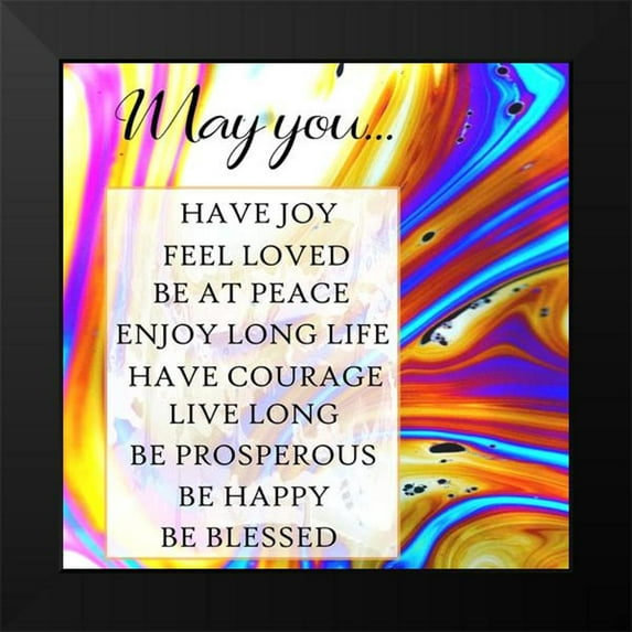 Phillip, Jamie 12x12 Black Modern Framed Museum Art Print Titled - Well Wishes