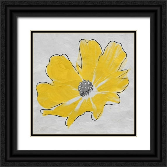 Phillip, Jamie 12x12 Black Ornate Wood Framed with Double Matting Museum Art Print Titled - Ambrose Flower