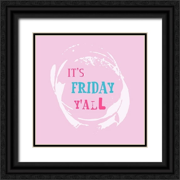 Phillip, Jamie 12x12 Black Ornate Wood Framed with Double Matting Museum Art Print Titled - Friday 2