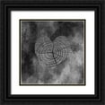 thumbnail image 1 of Phillip, Jamie 12x12 Black Ornate Wood Framed with Double Matting Museum Art Print Titled - Love Is There 2, 1 of 4