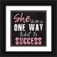 thumbnail image 1 of Phillip, Jamie 12x12 Black Ornate Wood Framed with Double Matting Museum Art Print Titled - Success 2, 1 of 4
