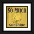 thumbnail image 1 of Phillip, Jamie 12x12 Black Ornate Wood Framed with Double Matting Museum Art Print Titled - Sunshine, 1 of 4