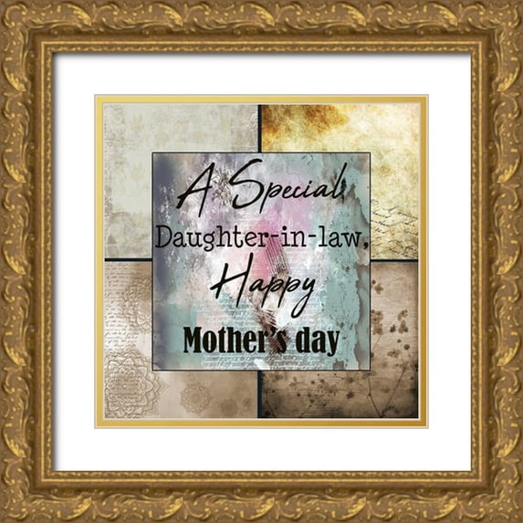 Phillip, Jamie 12x12 Gold Ornate Wood Framed with Double Matting Museum Art Print Titled - Daughter in law