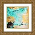 thumbnail image 1 of Phillip, Jamie 12x12 Gold Ornate Wood Framed with Double Matting Museum Art Print Titled - Marble Abstract 1, 1 of 4
