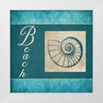 thumbnail image 1 of Phillip, Jamie 12x12 White Modern Wood Framed Museum Art Print Titled - Beach, 1 of 4