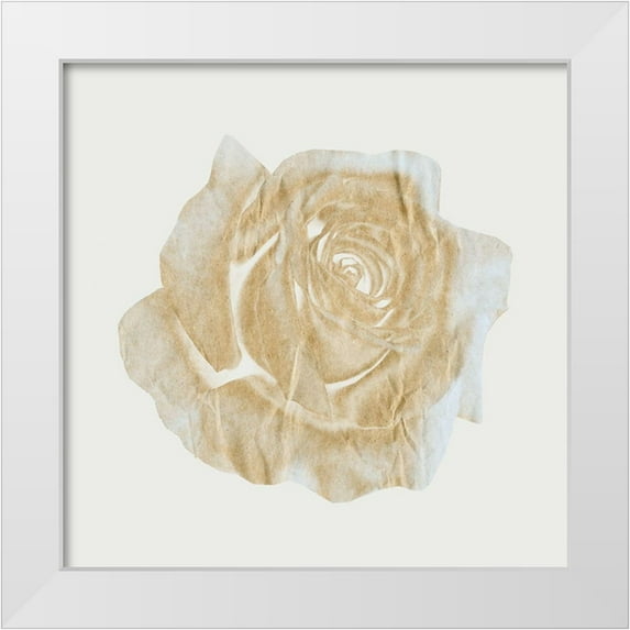 Phillip, Jamie 12x12 White Modern Wood Framed Museum Art Print Titled - Copper Rose 3