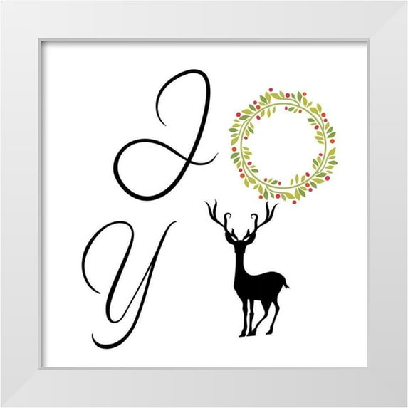 Phillip, Jamie 12x12 White Modern Wood Framed Museum Art Print Titled - Joy
